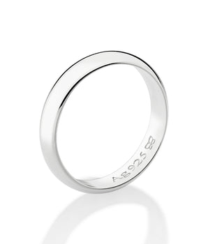 SILVER 925 MEDIUM WEDDING BAND