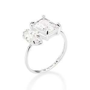 SILVER 925 ME AND YOU RING