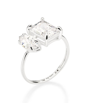 SILVER 925 ME AND YOU RING