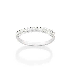 SILVER 925 STUDDED RING