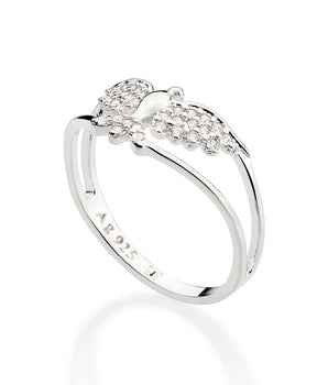 SILVER HOLY SPIRIT DOVE RING