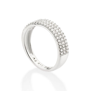 SILVER RING WITH ZIRCONIA