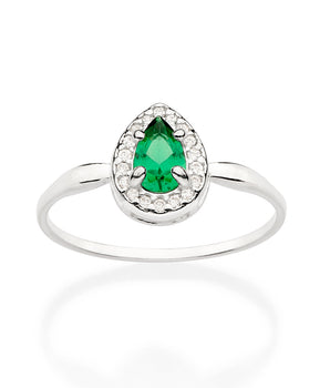 SILVER LUCKY ENGAGEMENT RING