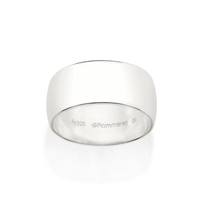 SILVER THICK WEDDING BAND