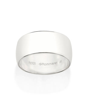 SILVER THICK WEDDING BAND