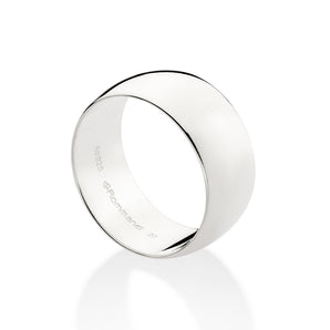 SILVER THICK WEDDING BAND
