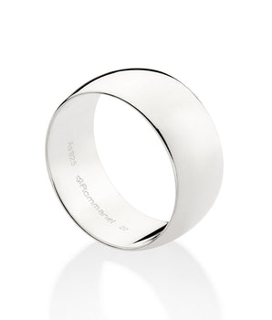 SILVER THICK WEDDING BAND