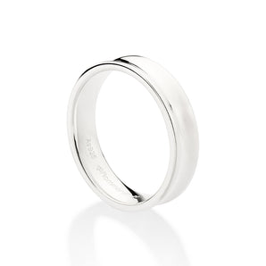 SILVER SIMPLE WEDDING BAND