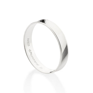 SILVER TEXTURED WEDDING BAND