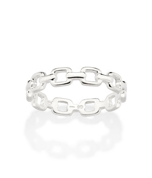 SILVER CHAIN RING