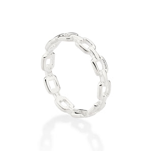 SILVER CHAIN RING