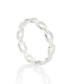 SILVER CHAIN RING