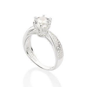 SILVER 925 DANSEUR ENGAGEMENT RING