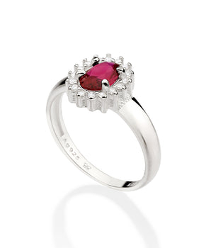 SILVER 925 CHERRY RING