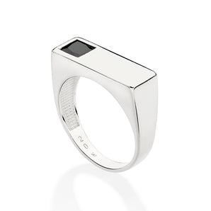 SILVER 925 MEN'S SQUARE RING