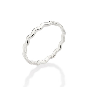 SILVER 925 ZIGZAG RING