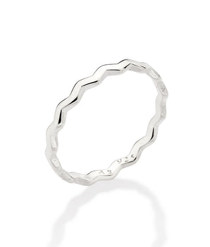 SILVER 925 ZIGZAG RING