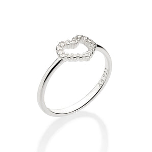 SILVER RING WITH ZIRCONIA