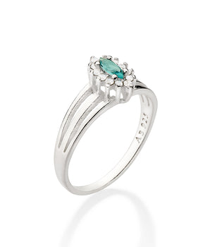 SILVER 925 CELEBRATE SOLITAIRE RING