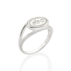 SILVER 925 ABC RING