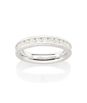 SILVER 925 FULLY STUDDED WEDDING BAND