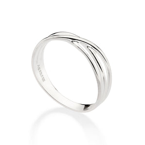 SILVER 925 TRIPLE BAND RING