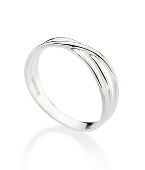 SILVER 925 TRIPLE BAND RING