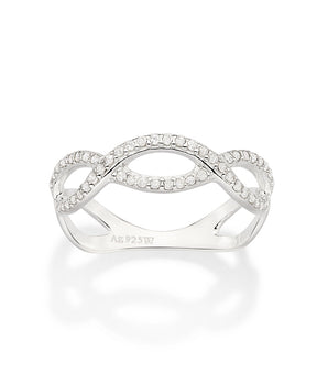 SILVER 925 INFINITY RING