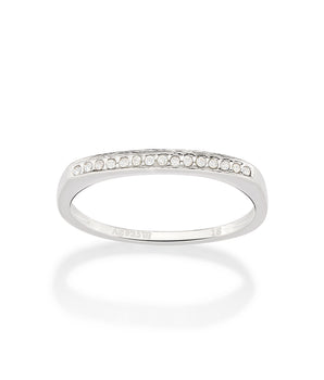 SILVER 925 STUDDED SKINNY RING