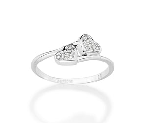 SILVER 925 DOUBLE CRUSH RING