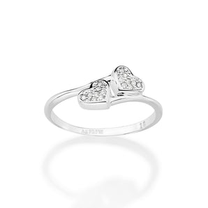 SILVER 925 DOUBLE CRUSH RING