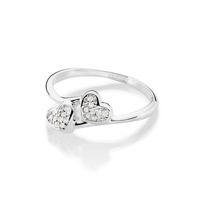 SILVER 925 DOUBLE CRUSH RING