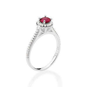 SILVER 925 SCARLET PROMISE RING