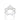 SILVER 925 DOUBLE BAND SOLITAIRE RING