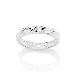 SILVER 925 THREADED BOND RING
