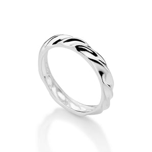 SILVER 925 THREADED BOND RING