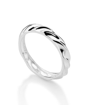 SILVER 925 THREADED BOND RING