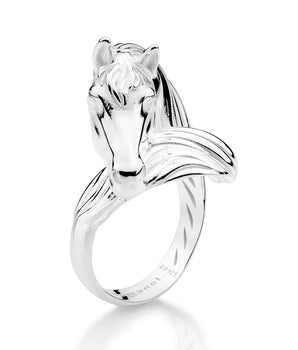 SILVER 925 STALLION SOUL RING