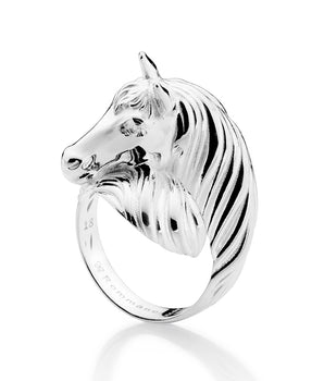 SILVER 925 STALLION SOUL RING