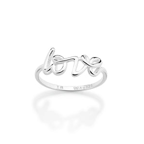 SILVER 925 FIRST LOVE SKINNY RING