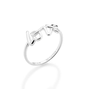 SILVER 925 FIRST LOVE SKINNY RING