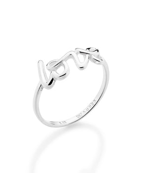 SILVER 925 FIRST LOVE SKINNY RING
