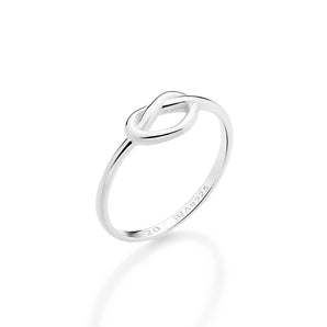 SILVER 925 ETERNAL LOVE SKINNY RING