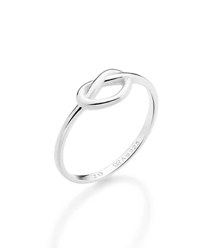 SILVER 925 ETERNAL LOVE SKINNY RING