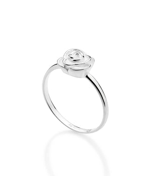 SILVER 925 BLOOM AT DAWN SKINNY RING