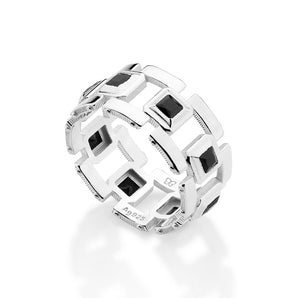 MEN’S SILVER 925 PAVED MAXI RING