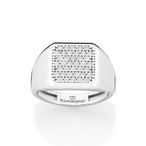 SILVER 925 CRYSTALIZED RING