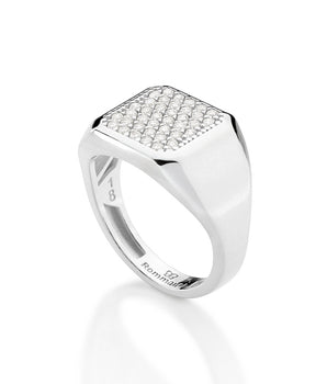 SILVER 925 CRYSTALIZED RING
