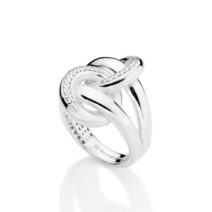 SILVER 925 CHAINED UP MAXI RING