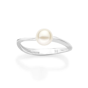 SILVER 925 TIMELESS PEARL RING